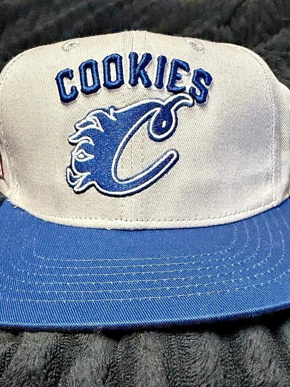 Cookies Classics Blue & White Snapback Hat